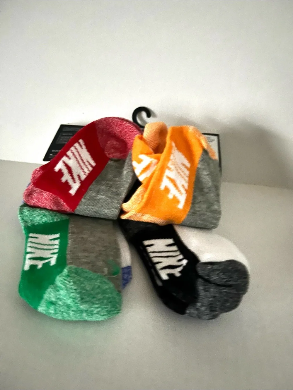 Nike  kids 2-4 Years Toddlers  Crew Socks ( 2 Six Pack)